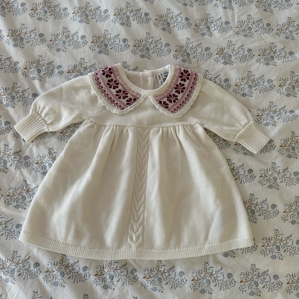 NWT Janie and Jack Fair Isle Sweater Dress